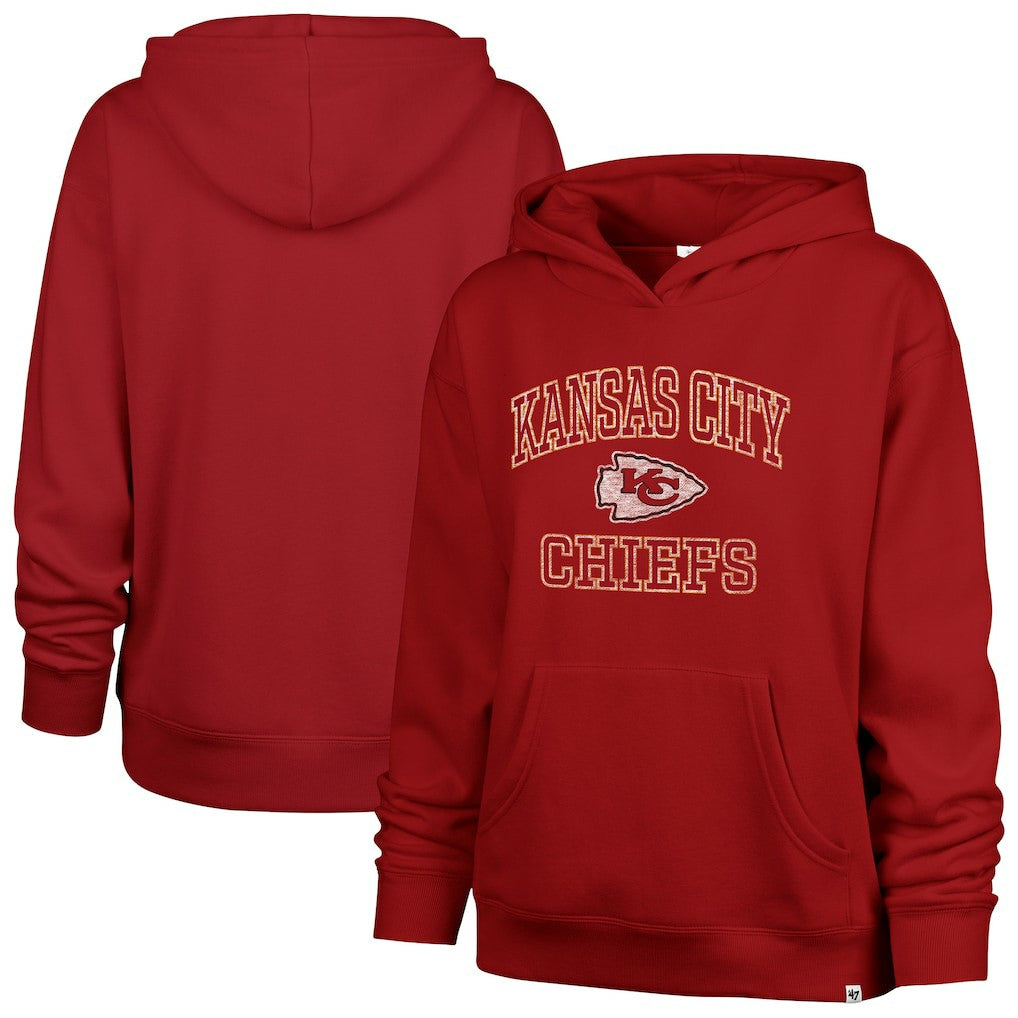 Kansas City Chiefs '47 Women's Clarity Naomi Hoodie Red