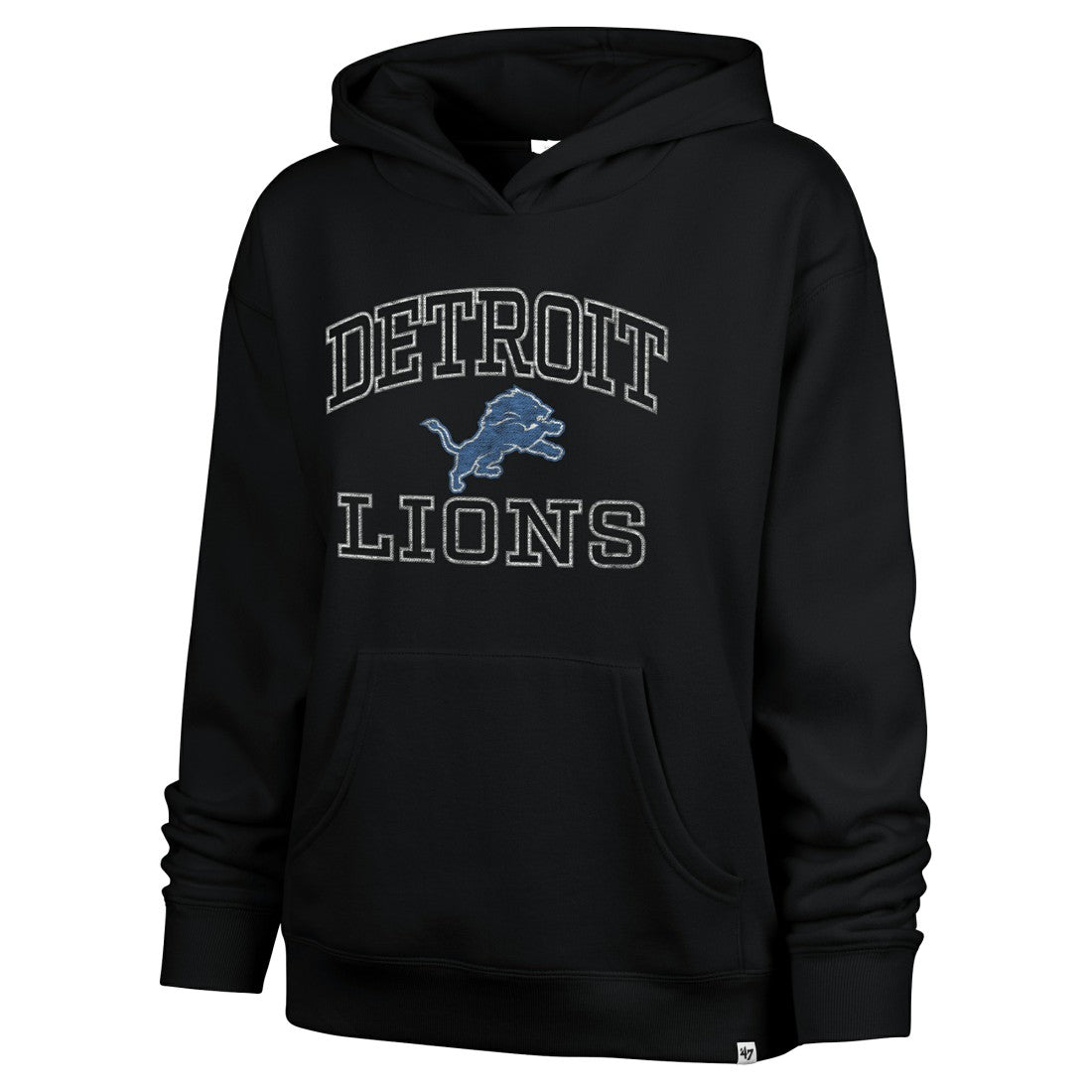 Detroit Lions '47 Women's Clarity Naomi Hoodie Black