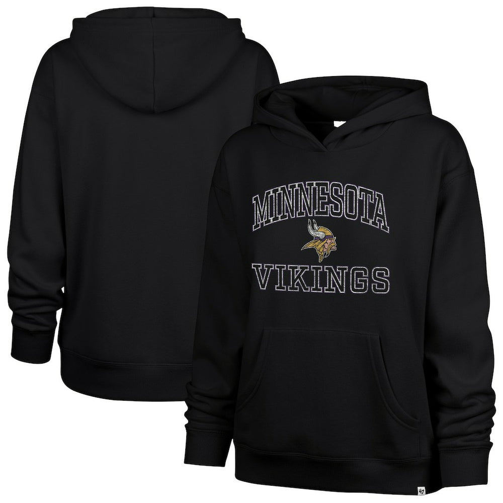 Minnesota Vikings '47 Women's Clarity Naomi Hoodie Black
