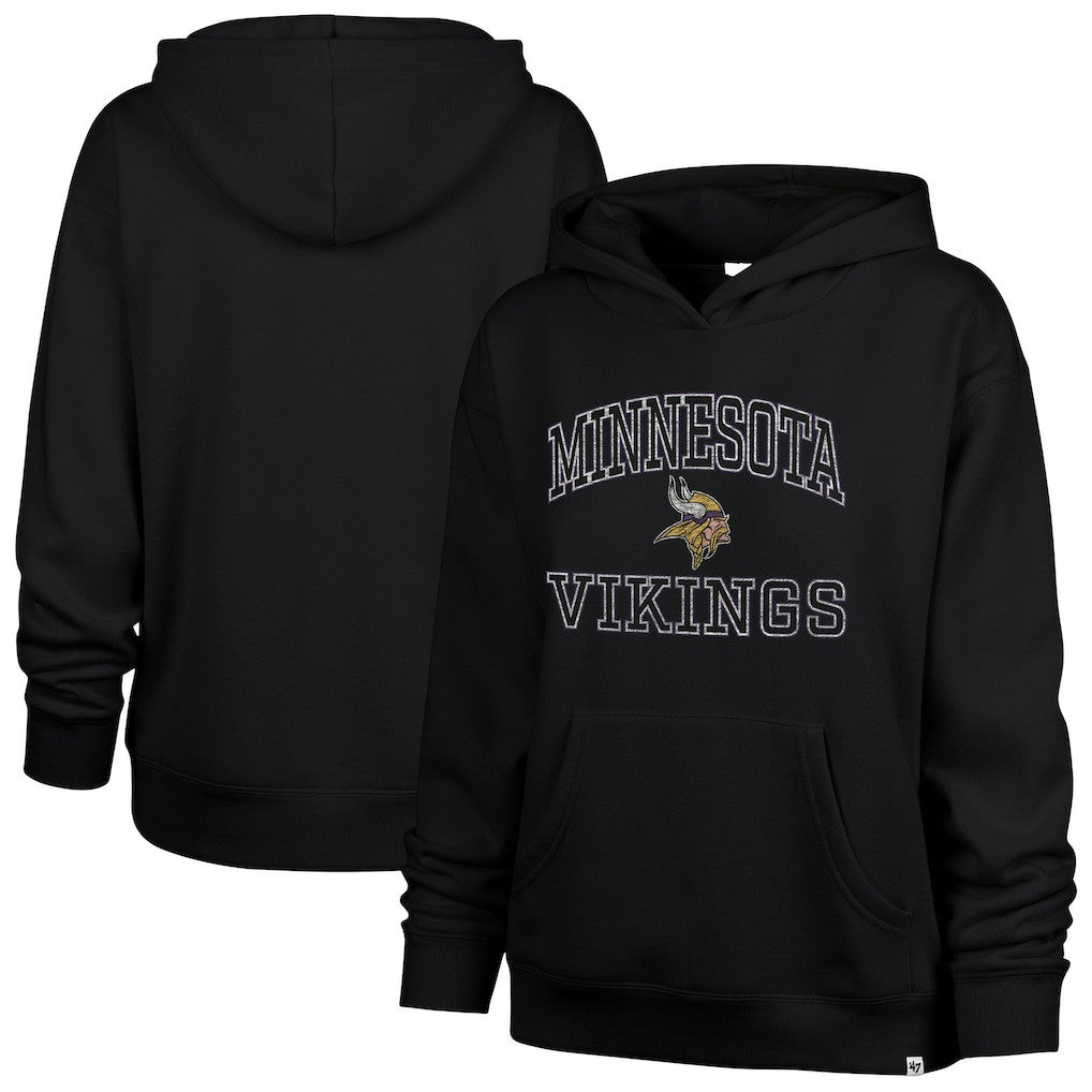 Minnesota Vikings '47 Women's Clarity Naomi Hoodie Black