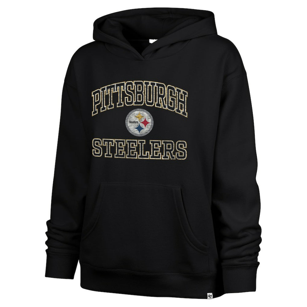 Pittsburgh Steelers '47 Women's Clarity Naomi Hoodie Black