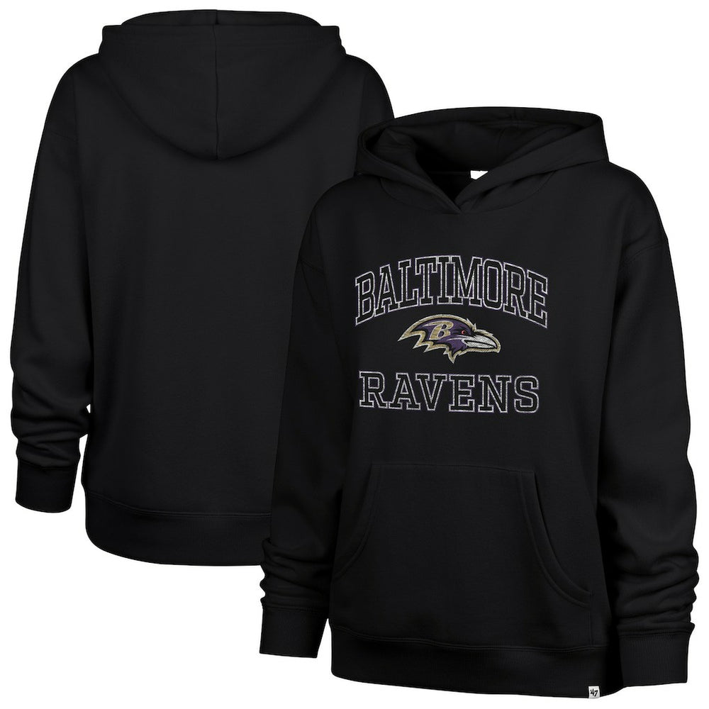 Baltimore Ravens '47 Women's Clarity Naomi Hoodie Black