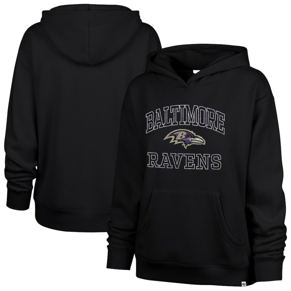 Baltimore Ravens '47 Women's Clarity Naomi Hoodie Black
