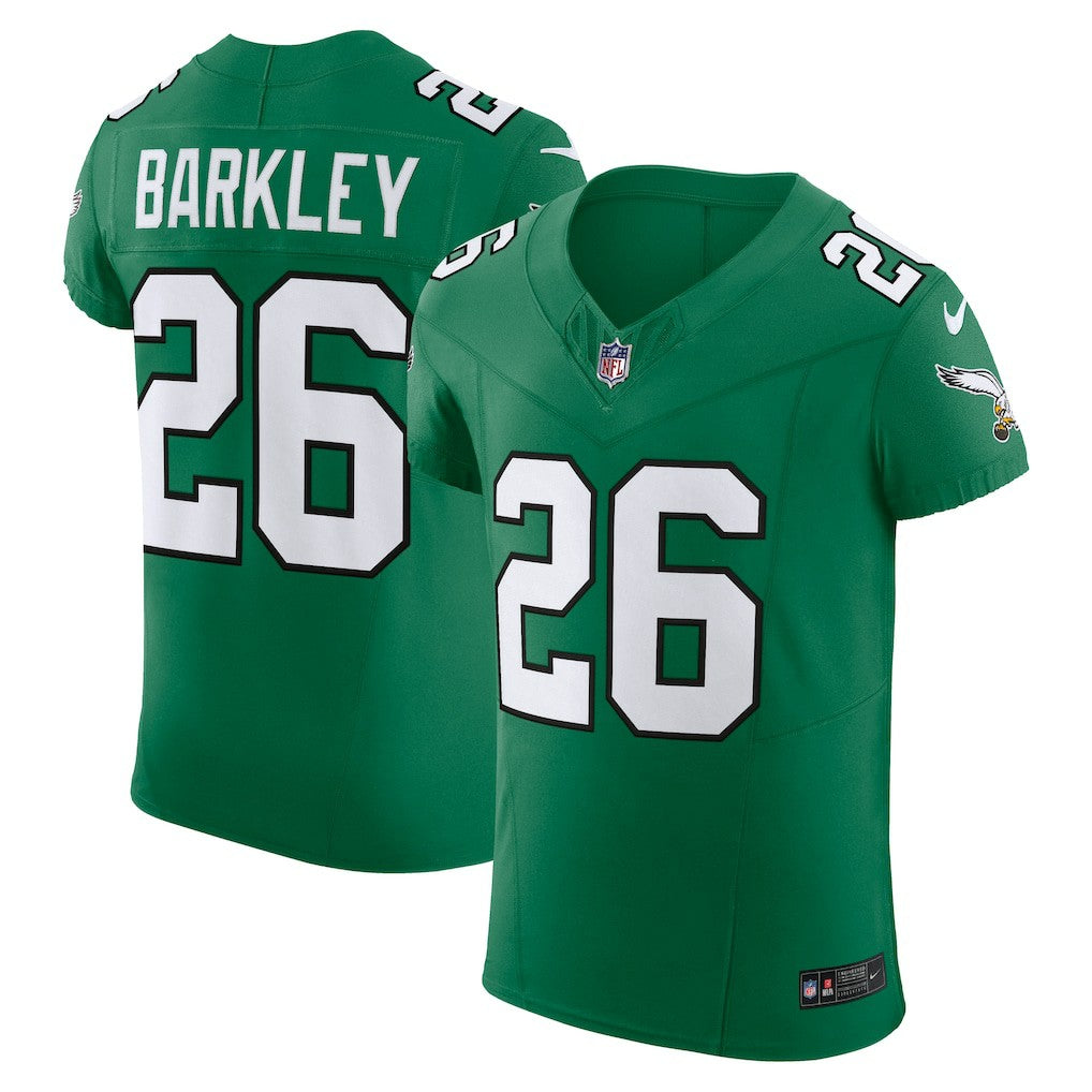 Saquon Barkley Philadelphia Eagles Alternate Vapor F.U.S.E. Elite Jersey Kelly Green