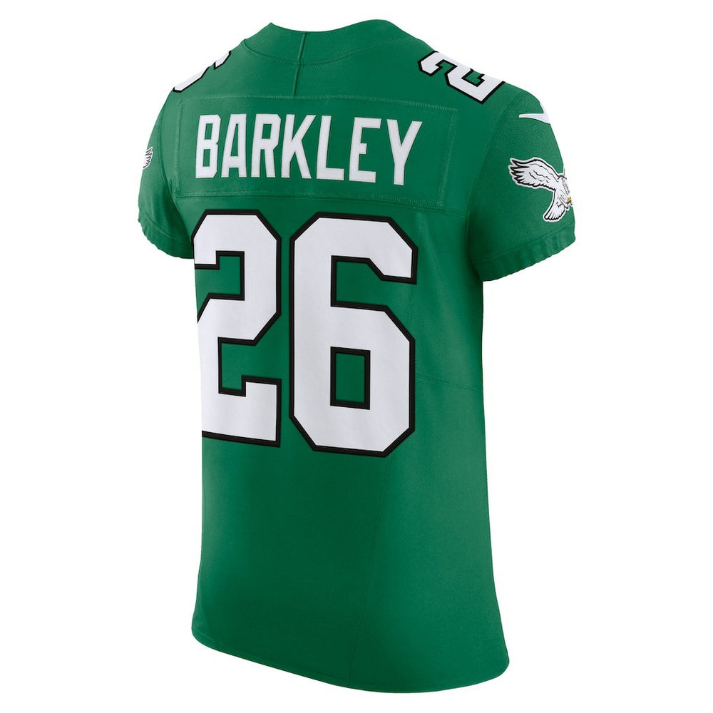 Saquon Barkley Philadelphia Eagles Alternate Vapor F.U.S.E. Elite Jersey Kelly Green