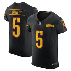 Jayden Daniels Washington Commanders Alternate Vapor F.U.S.E. Elite Jersey Black
