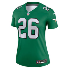 Saquon Barkley Philadelphia Eagles Women's Legend Player Performance Top Kelly Green