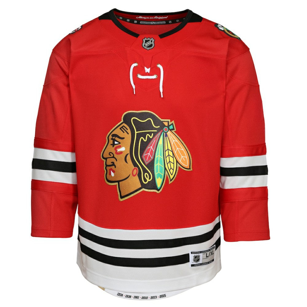 NHL Chicago Blackhawks Youth Centennial Premier Jersey - Red