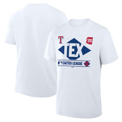 Texas Rangers Fanatics 2025 Spring Training Cactus League True Icon T-Shirt  - White T-shirts