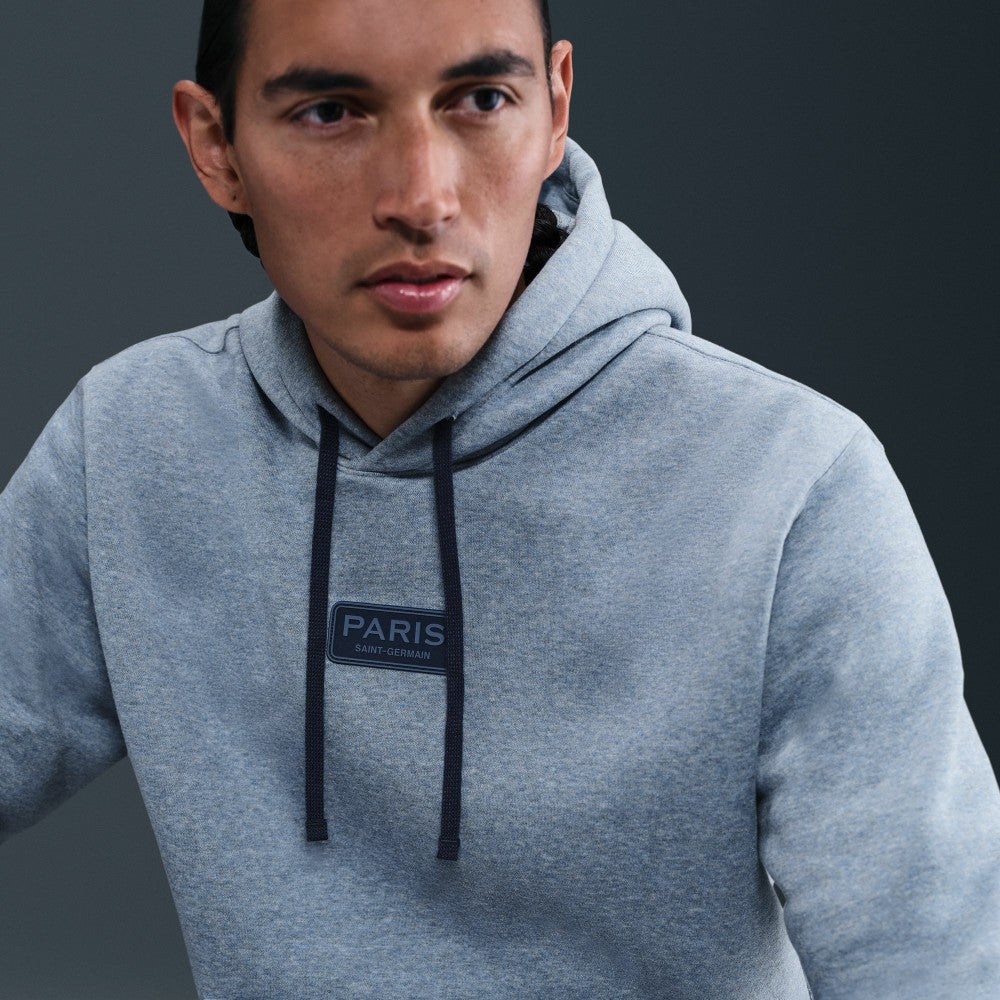 Paris Saint-Germain Club Pullover Hoodie Heather Navy sale