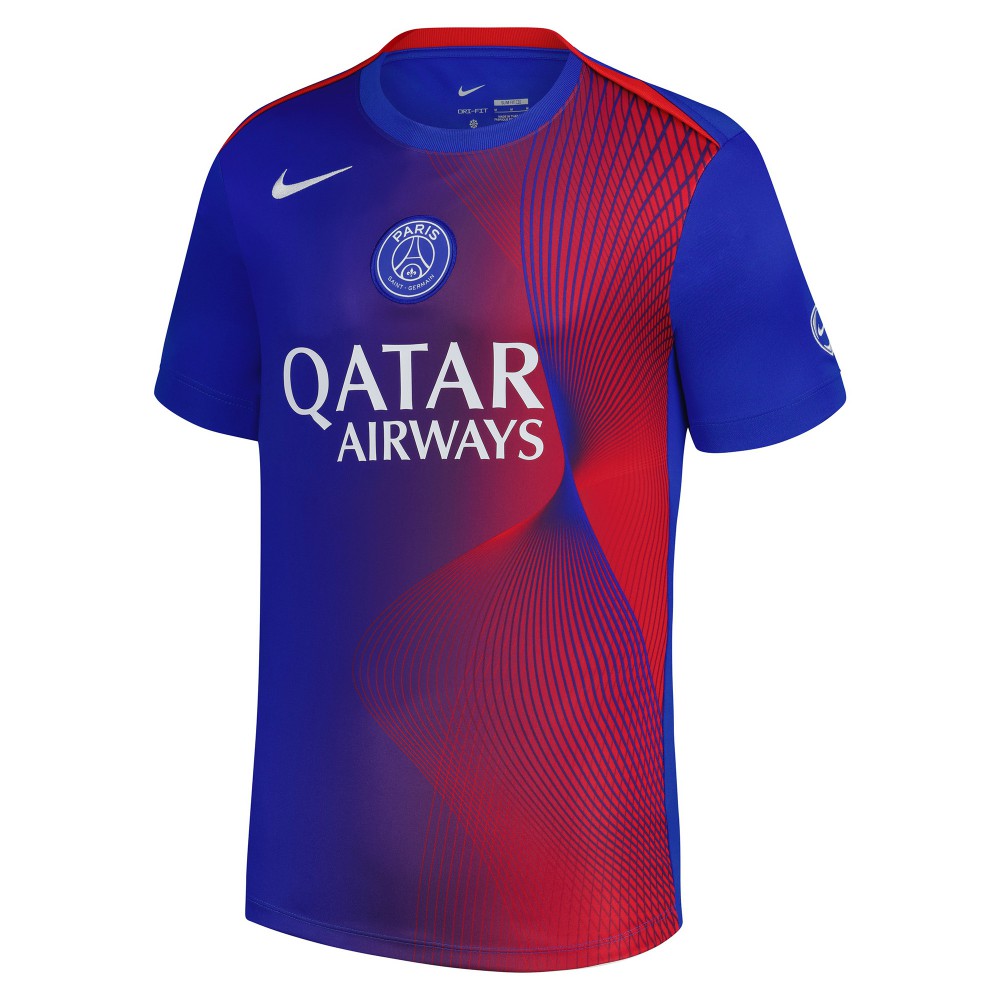 Paris Saint-Germain Third 2025/26 Academy Pro Pre-Match Top Royal
