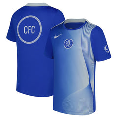 Chelsea Youth 2025/26 Third Academy Pro Pre-Match Dri-Fit Top Blue