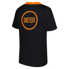 Inter Milan Youth 2025/26 Third Academy Pro Pre-Match Dri-Fit Top Black