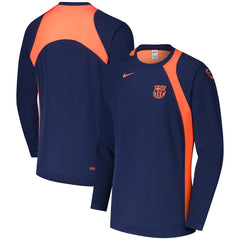 Barcelona Third 2025/26 T90 Pullover Sweatshirt Navy