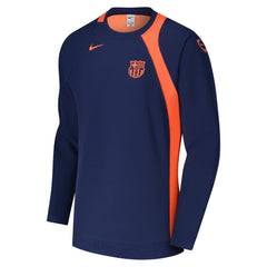 Barcelona Third 2025/26 T90 Pullover Sweatshirt Navy