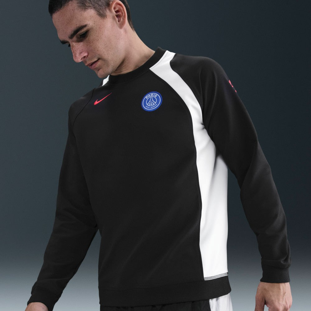 Paris Saint-Germain Third 2025/26 T90 Pullover Sweatshirt Black