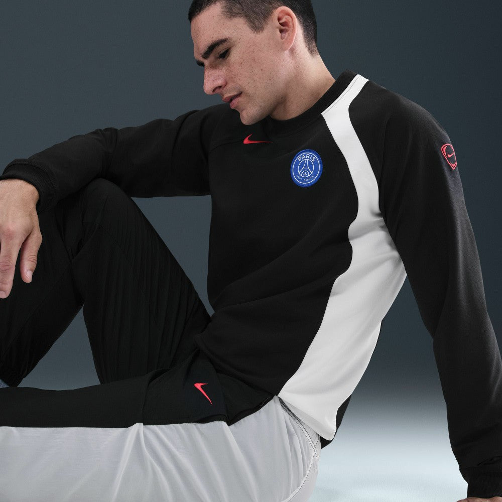 Paris Saint-Germain Third 2025/26 T90 Pullover Sweatshirt Black