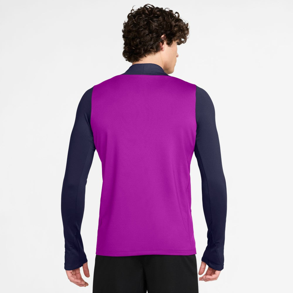 Barcelona 2025/26 Strike Drill Quarter-Zip Long Sleeve Dri-FIT Top Purple