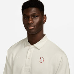 Chelsea Club Long Sleeve Polo Cream