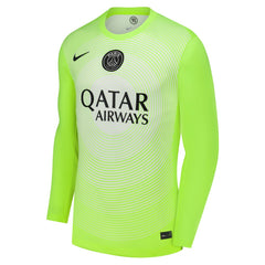 Paris Saint-Germain 2025/26 Third Goalkeeper Replica Long Sleeve Jersey Neon Green