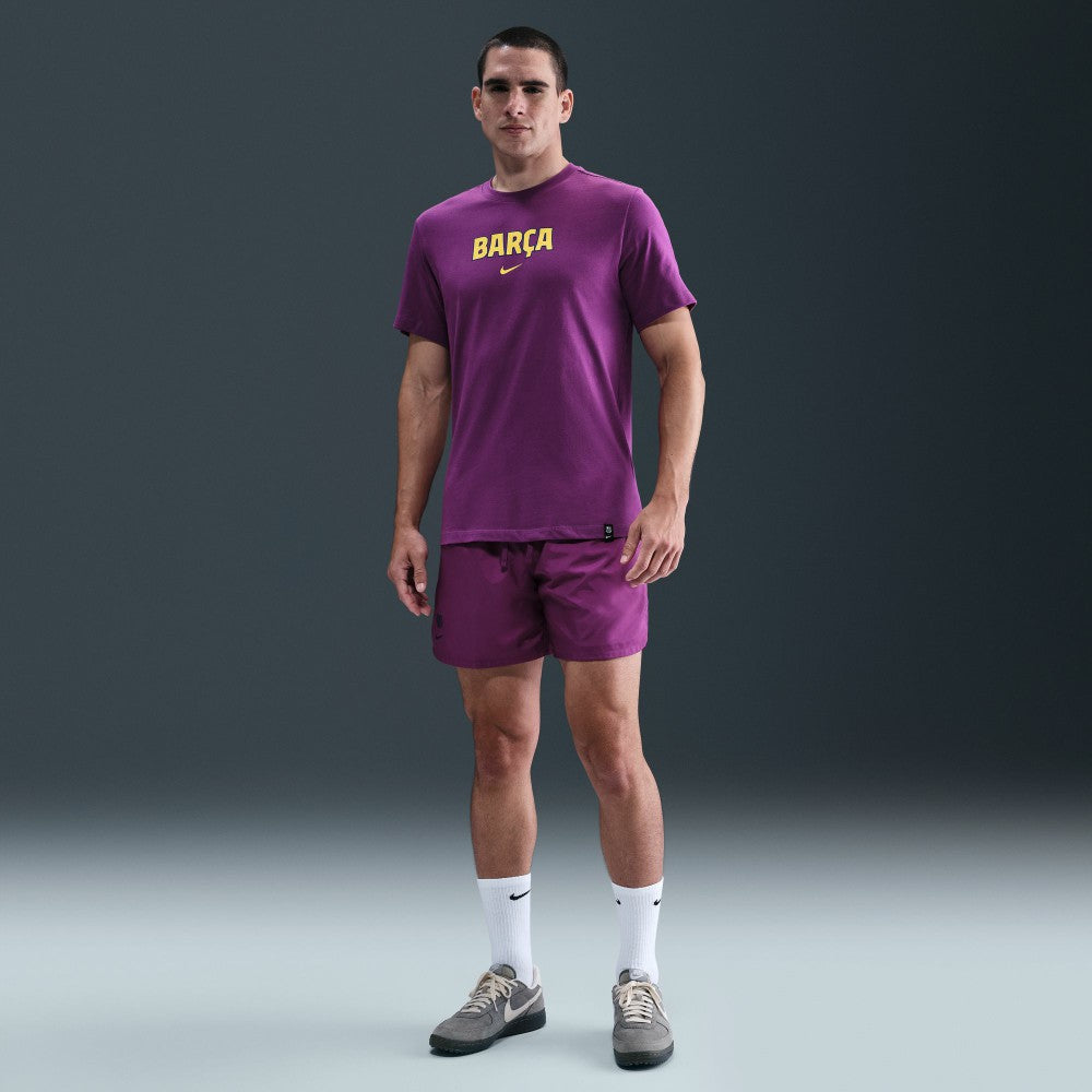 Barcelona 2025/26 Wordmark T-Shirt Purple