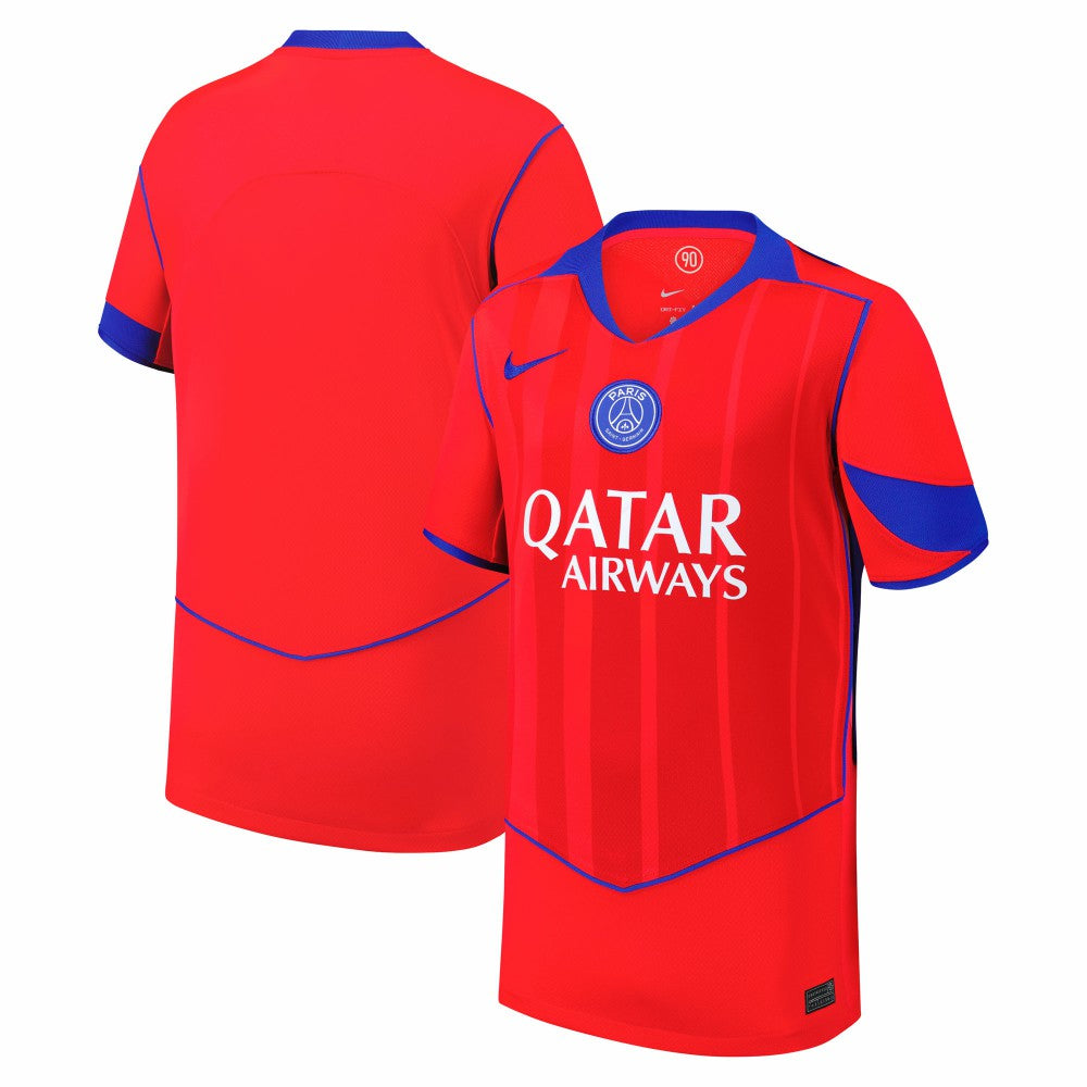 Paris Saint-Germain Youth 2025/26 Third Replica Jersey Red