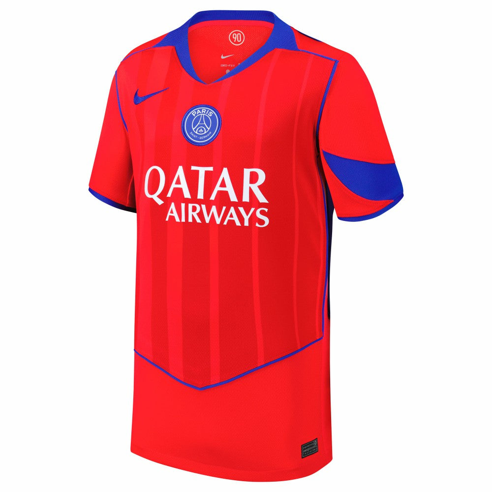 Paris Saint-Germain Youth 2025/26 Third Replica Jersey Red