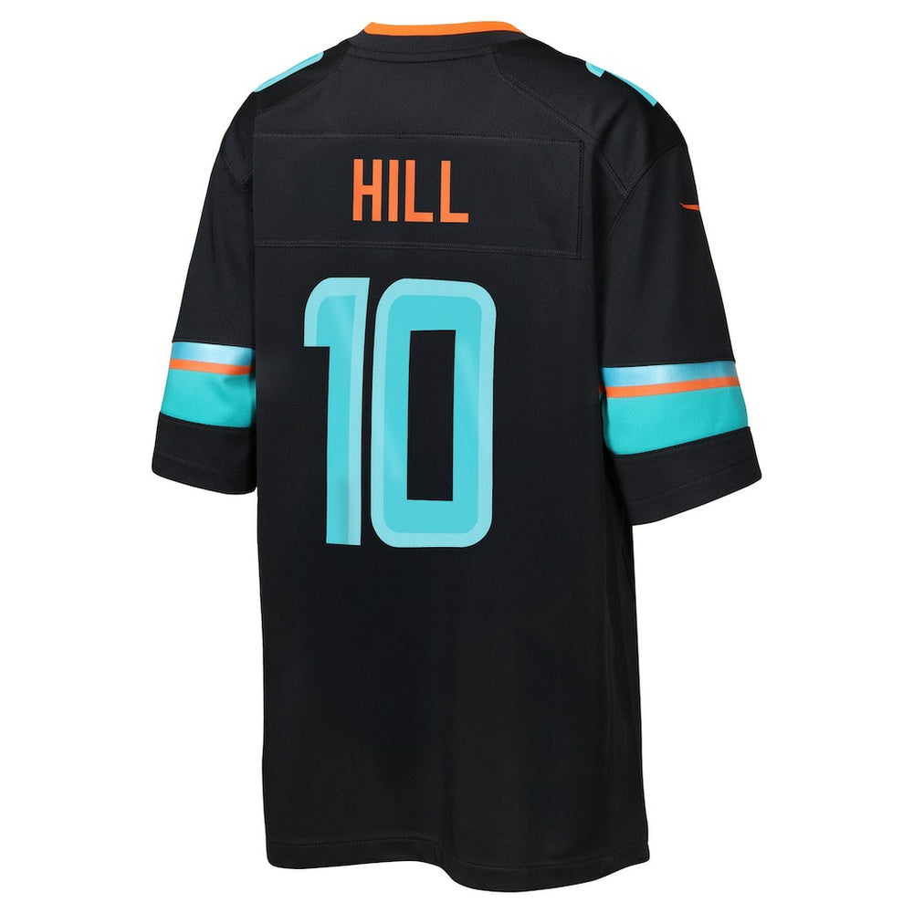 Tyreek Hill Miami Dolphins Youth 2025 Rivalries Collection Game Jersey Pitch Blue