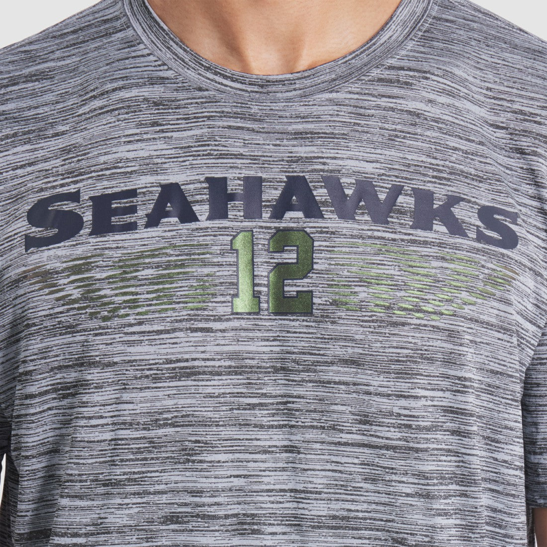 Seattle Seahawks 2025 Rivalries Collection Sideline Velocity Dri-FIT T-Shirt Wolf Gray