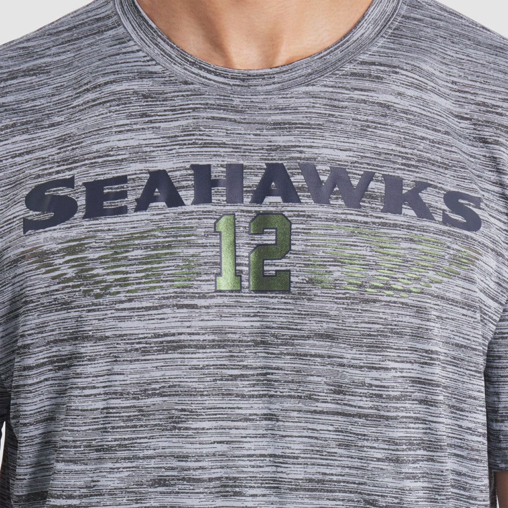 Seattle Seahawks 2025 Rivalries Collection Sideline Velocity Dri-FIT T-Shirt Wolf Gray