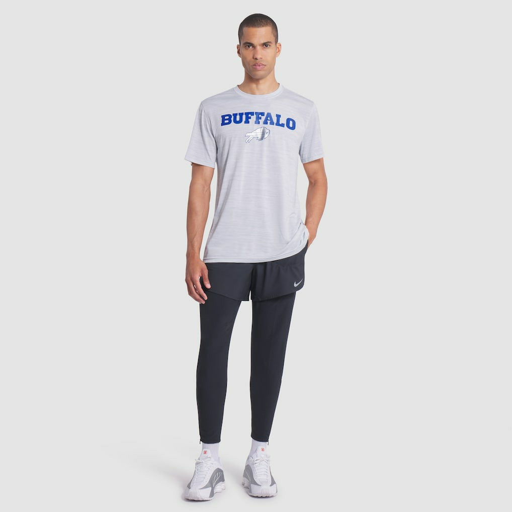 Buffalo Bills 2025 Rivalries Collection Sideline Velocity Dri-FIT T-Shirt White