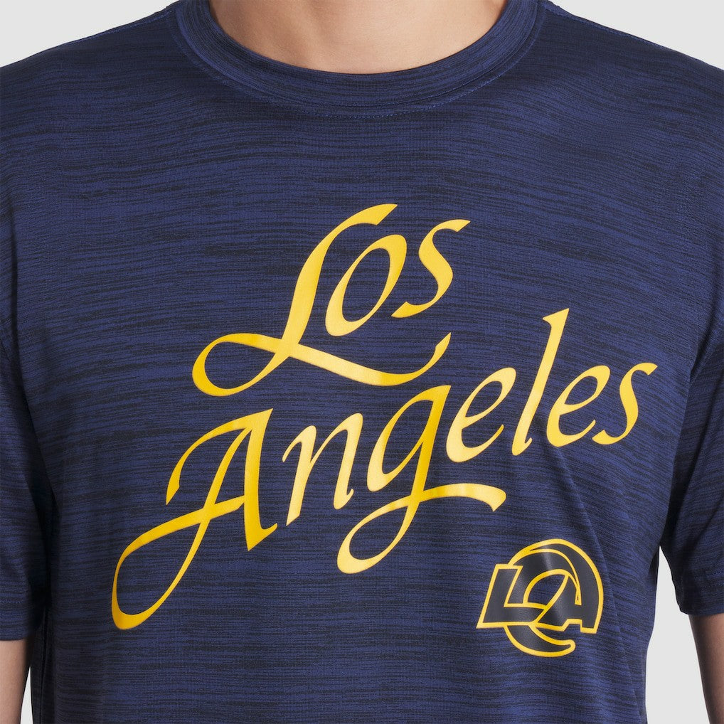 Los Angeles Rams 2025 Rivalries Collection Sideline Velocity Dri-FIT T-Shirt Midnight Blue