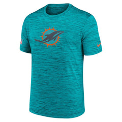 Miami Dolphins 2025 Rivalries Collection Sideline Velocity Dri-FIT T-Shirt Turbo Green