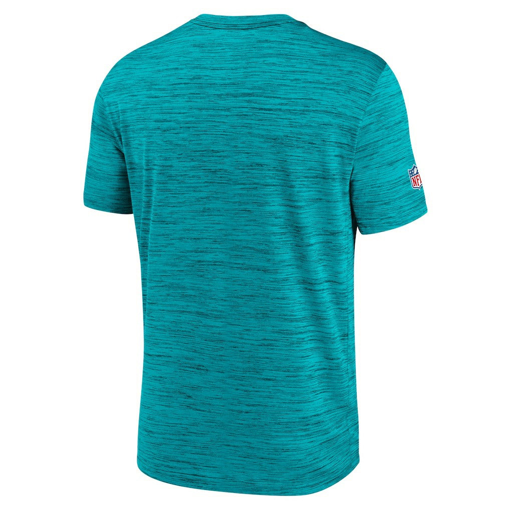 Miami Dolphins 2025 Rivalries Collection Sideline Velocity Dri-FIT T-Shirt Turbo Green
