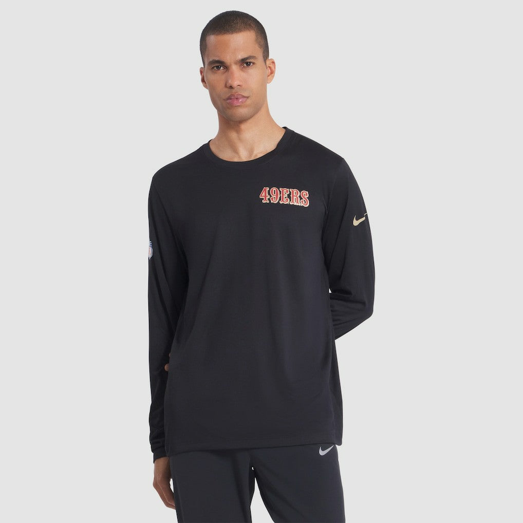 San Francisco 49ers 2025 Rivalries Collection Sideline Legend Dri-FIT Long Sleeve T-Shirt Black