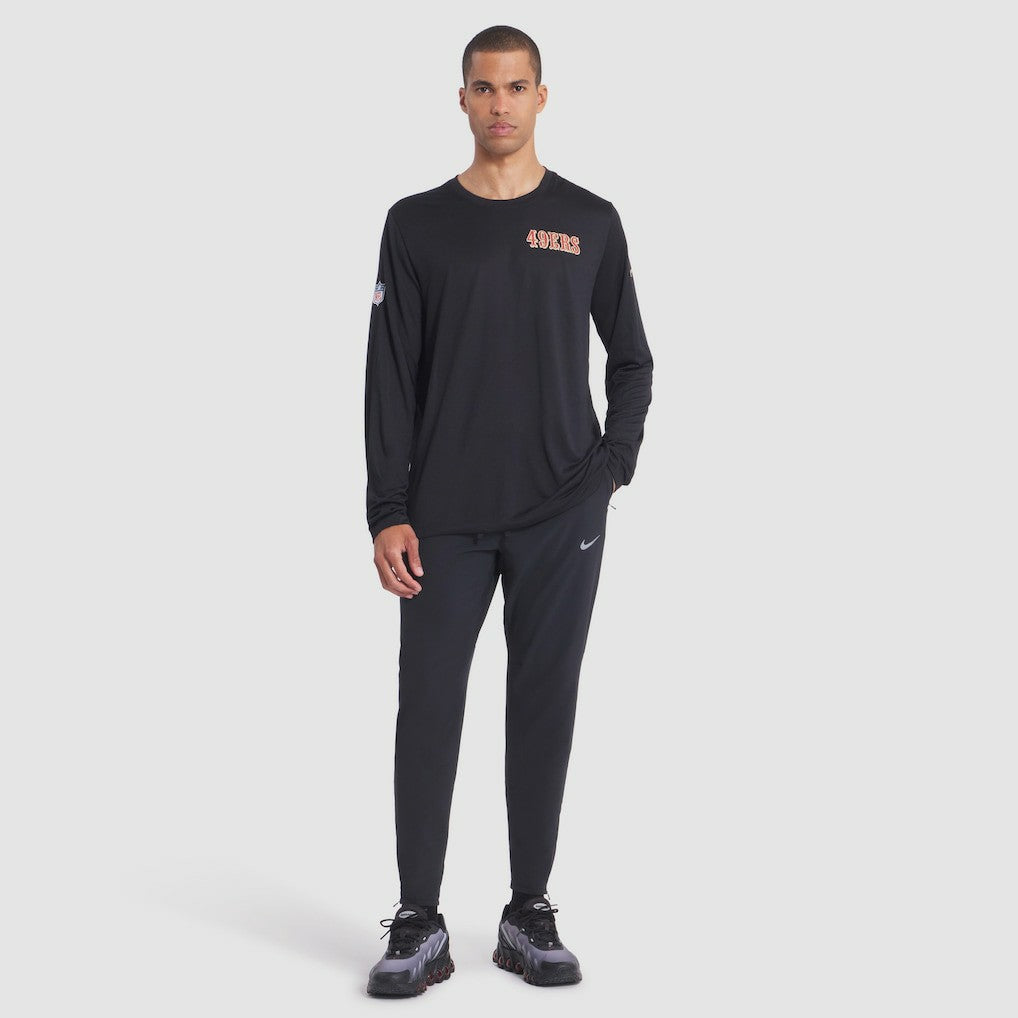 San Francisco 49ers 2025 Rivalries Collection Sideline Legend Dri-FIT Long Sleeve T-Shirt Black