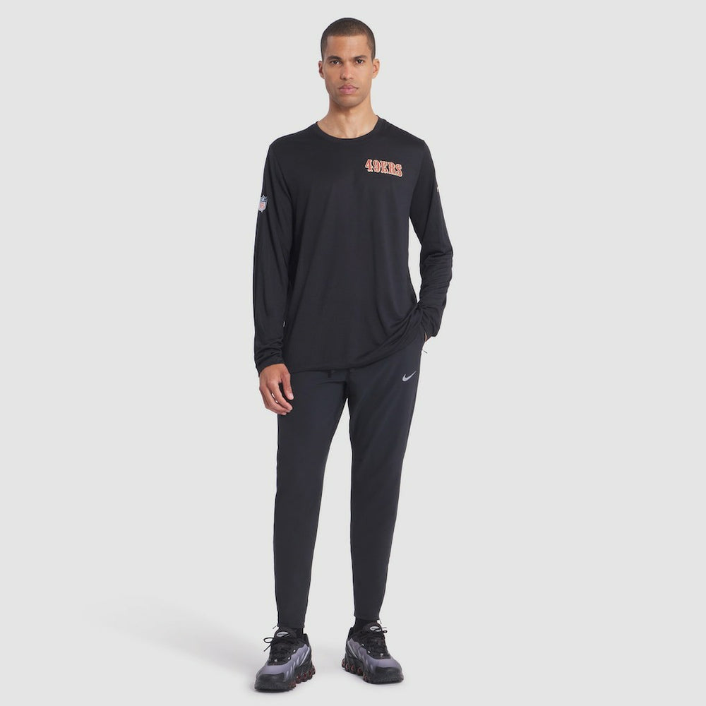San Francisco 49ers 2025 Rivalries Collection Sideline Legend Dri-FIT Long Sleeve T-Shirt Black
