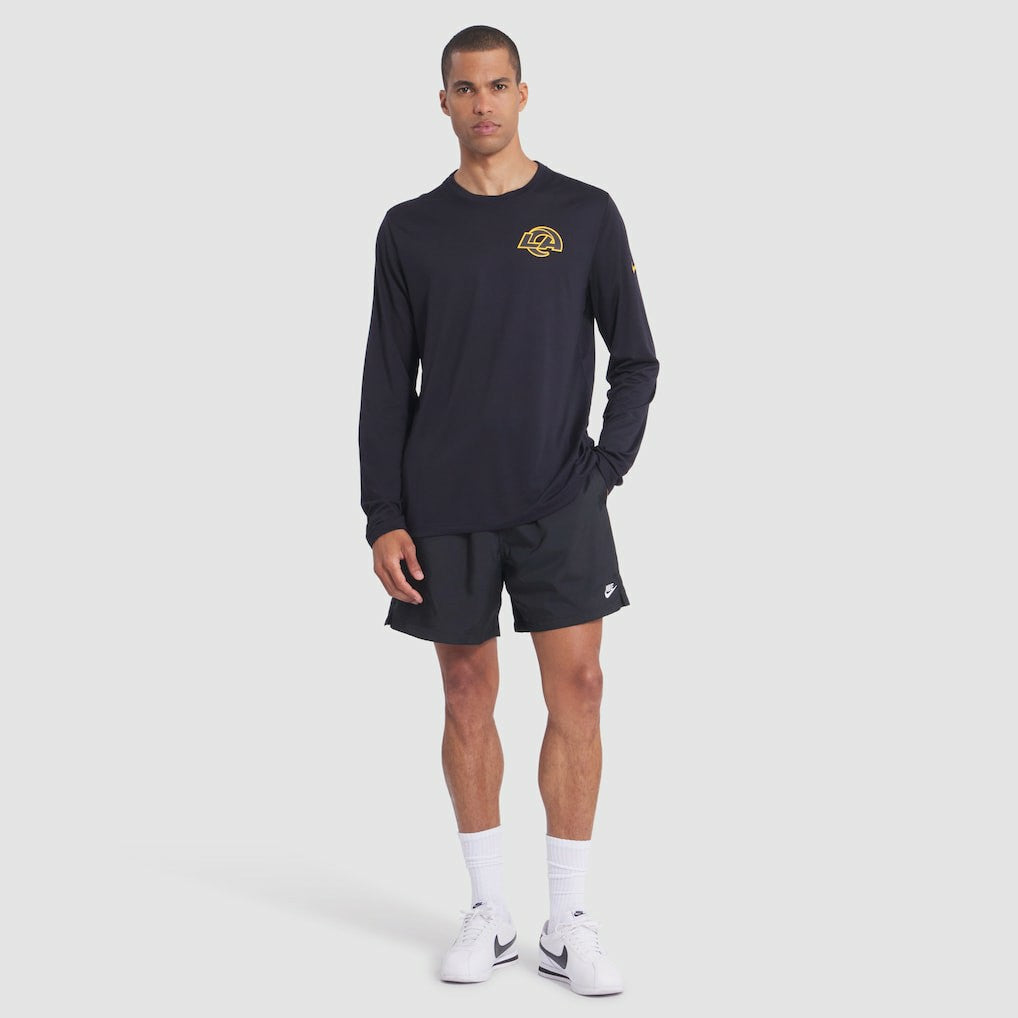 Los Angeles Rams 2025 Rivalries Collection Sideline Legend Dri-FIT Long Sleeve T-Shirt Midnight Blue