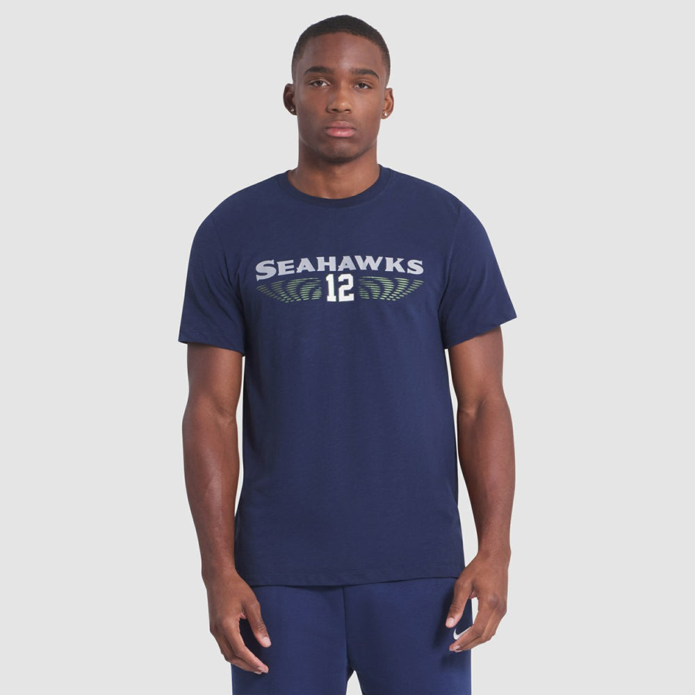 Seattle Seahawks 2025 Rivalries Collection Slub Dri-FIT T-Shirt College Navy