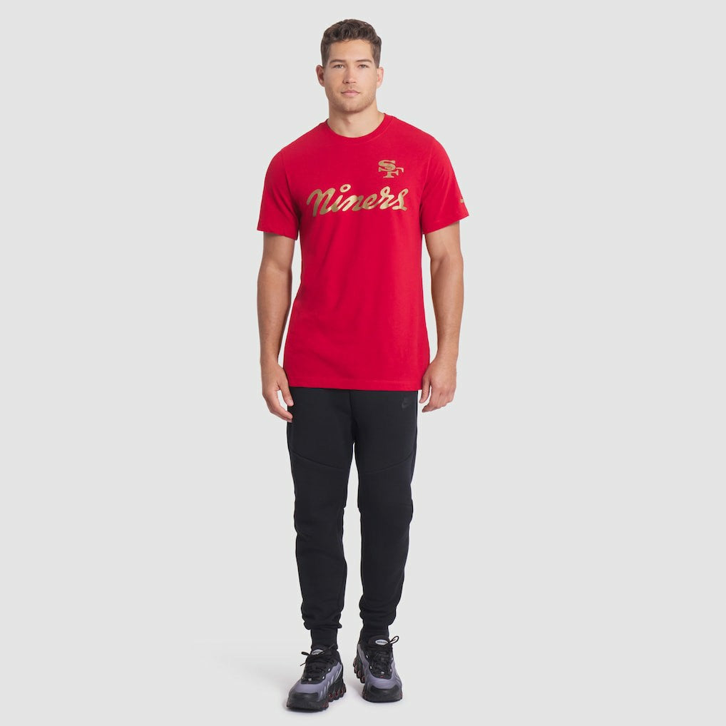 San Francisco 49ers 2025 Rivalries Collection Slub Dri-FIT T-Shirt Scarlet