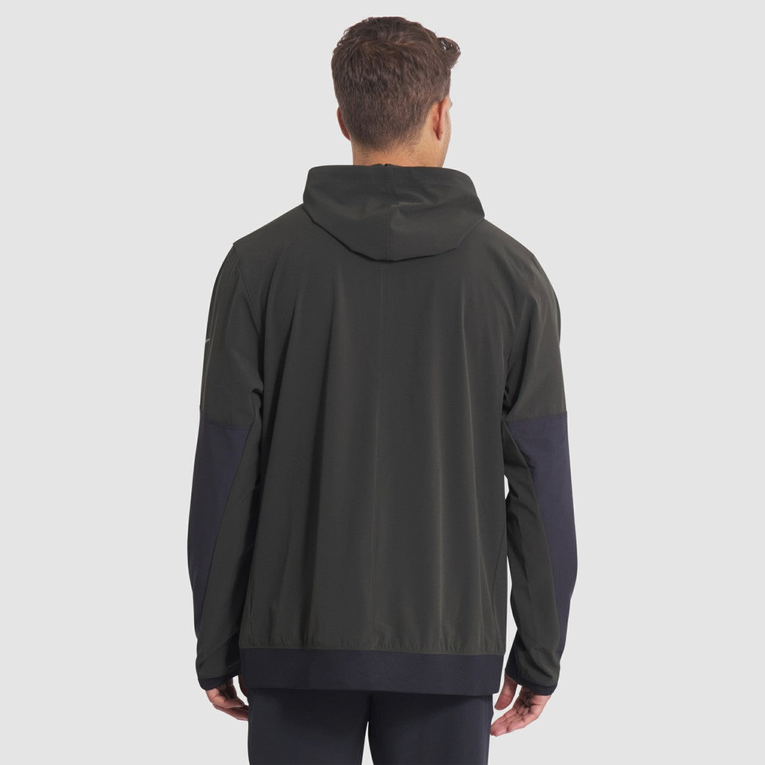 New York Jets 2025 Rivalries Collection Sideline Anorak Half-Zip Hoodie Jacket Gotham Green