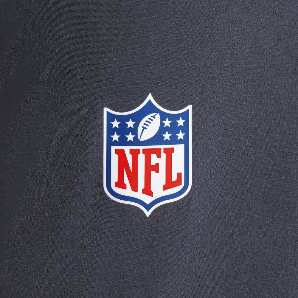 Miami Dolphins 2025 Rivalries Collection Sideline Anorak Half-Zip Hoodie Jacket Pitch Blue
