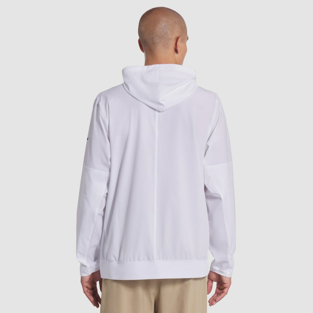 Buffalo Bills 2025 Rivalries Collection Sideline Anorak Half-Zip Hoodie Jacket White