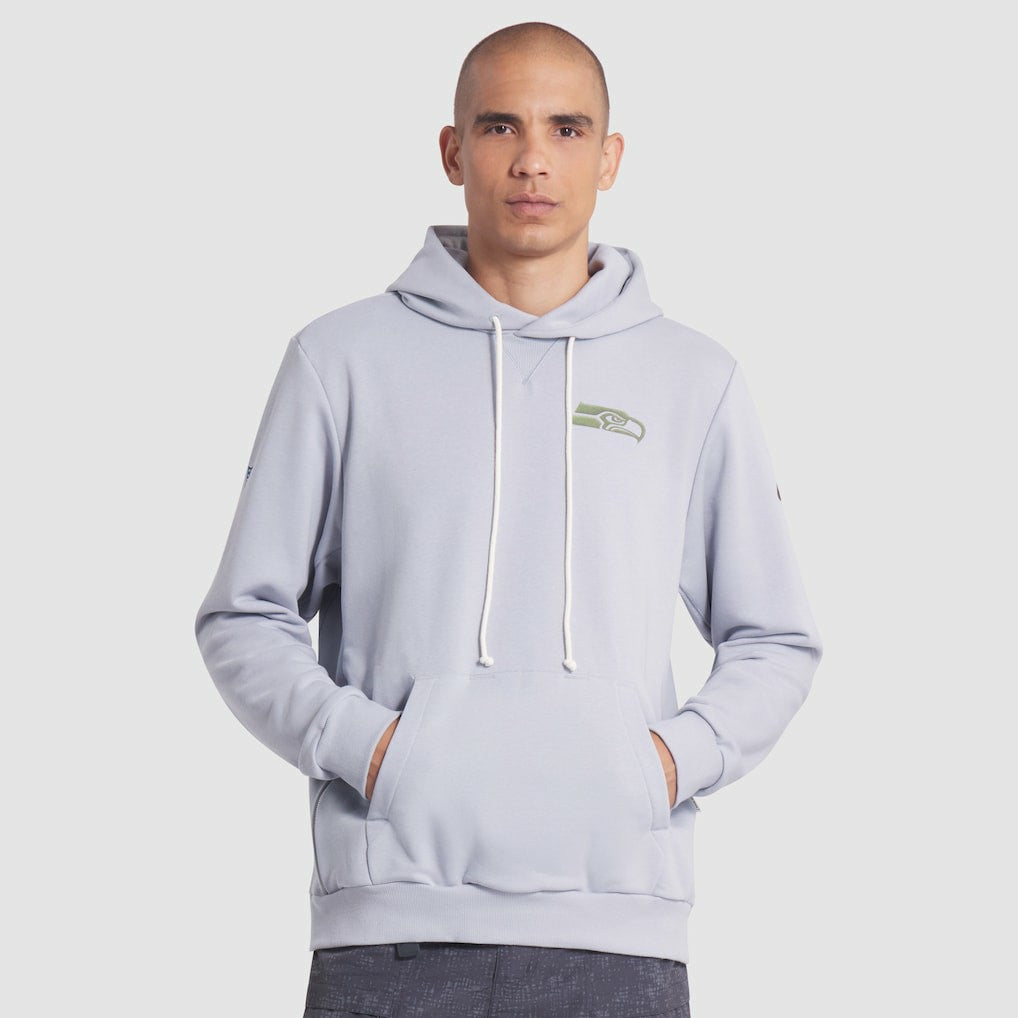 Seattle Seahawks 2025 Rivalries Collection Standard Issue Sideline Dri-FIT Hoodie Wolf Gray