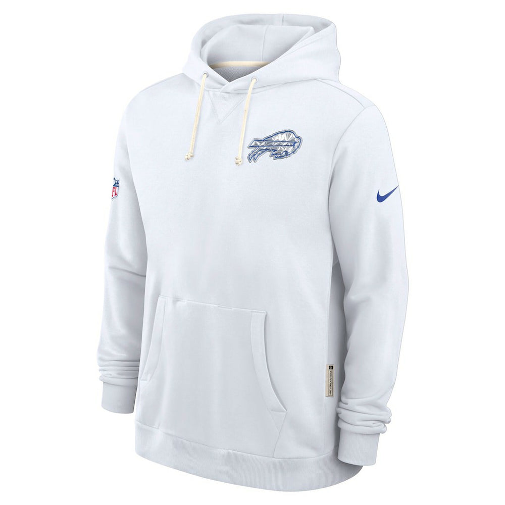 Buffalo Bills 2025 Rivalries Collection Standard Issue Sideline Dri-FIT Hoodie White