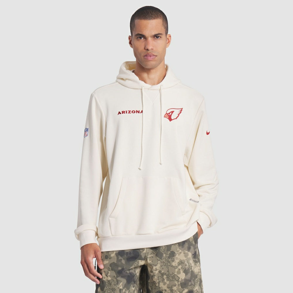 Arizona Cardinals 2025 Rivalries Collection Standard Issue Sideline Dri-FIT Hoodie Natural
