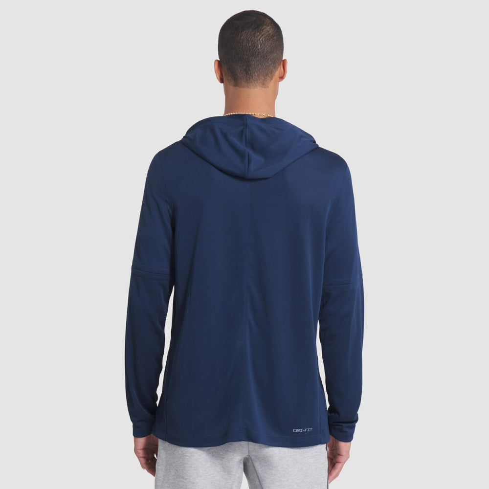 Seattle Seahawks 2025 Rivalries Collection Sideline Dri-FIT Long Sleeve Hoodie T-Shirt College Navy