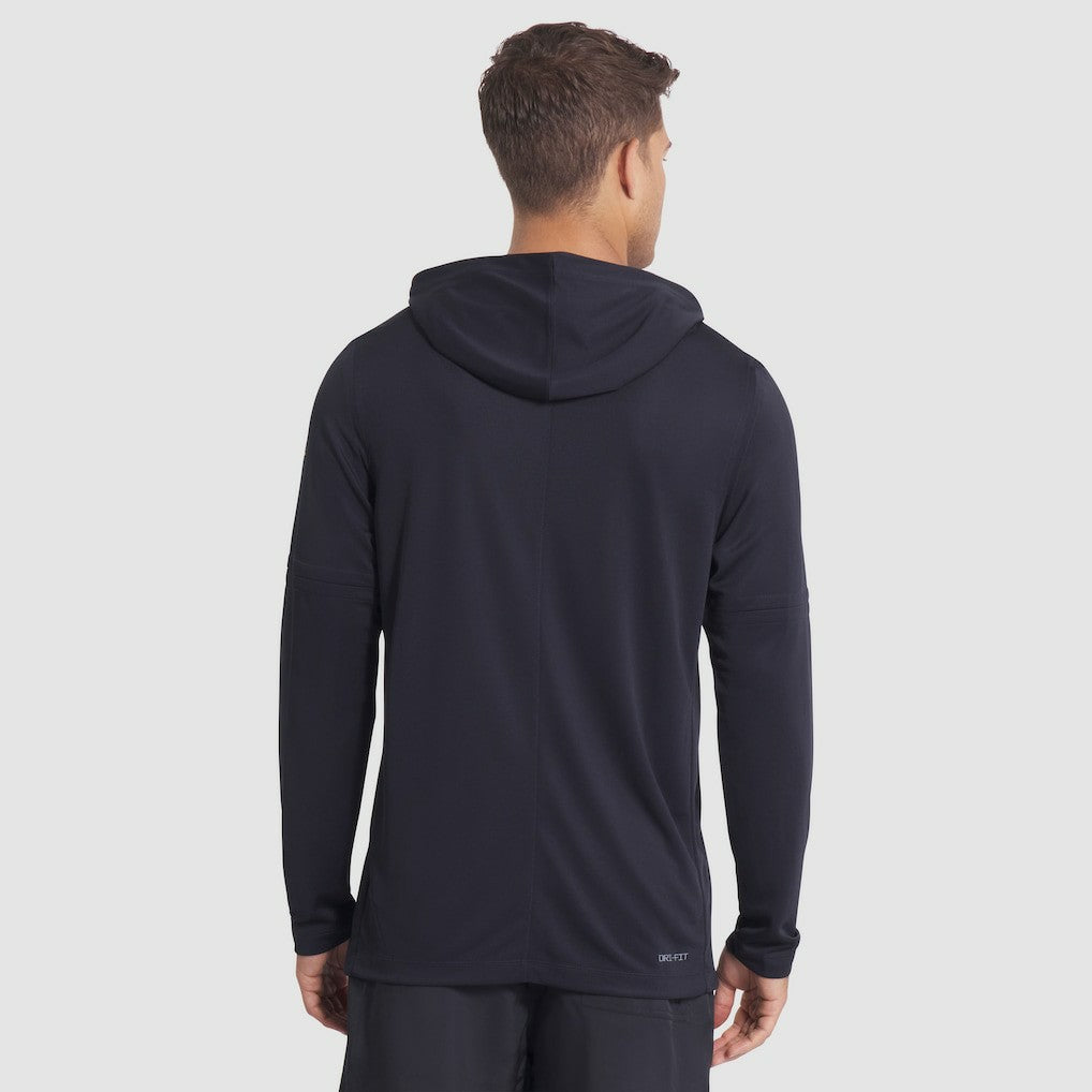 Los Angeles Rams 2025 Rivalries Collection Sideline Dri-FIT Long Sleeve Hoodie T-Shirt Midnight Blue