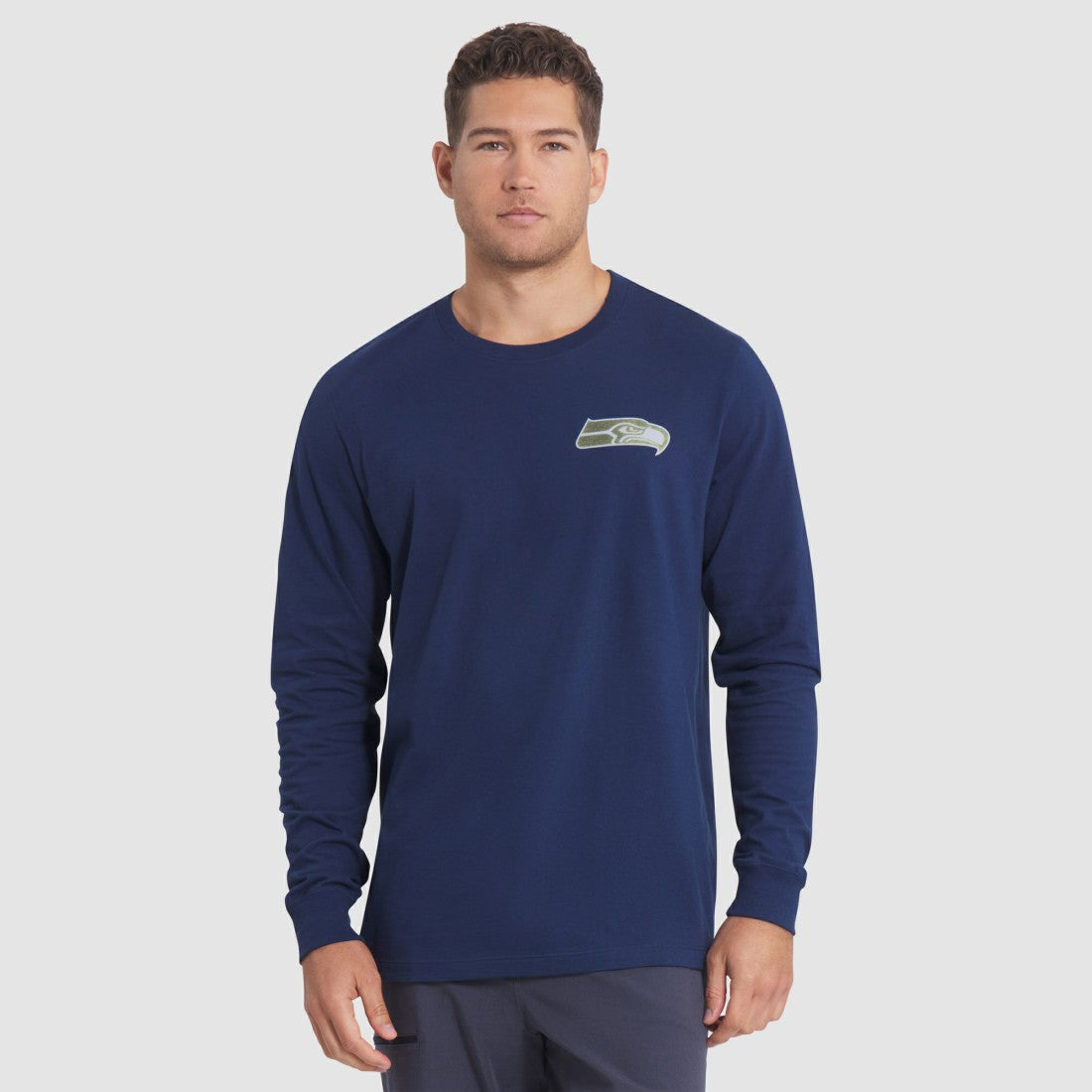 Seattle Seahawks 2025 Rivalries Collection Essential Long Sleeve T-Shirt College Navy