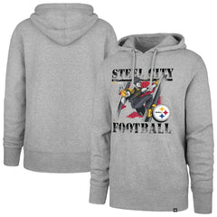Pittsburgh Steelers '47 Regional Headline Pullover Hoodie Gray